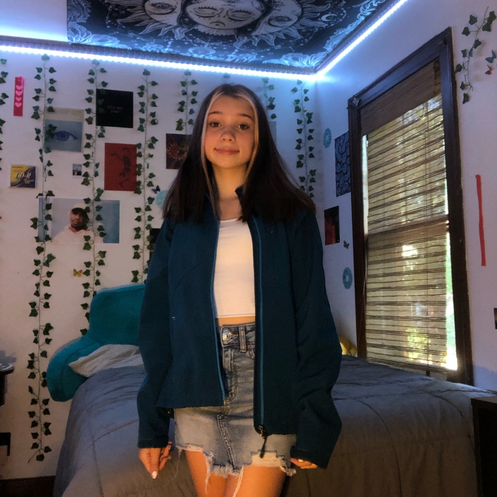 Double Diamond turquoise jacket
